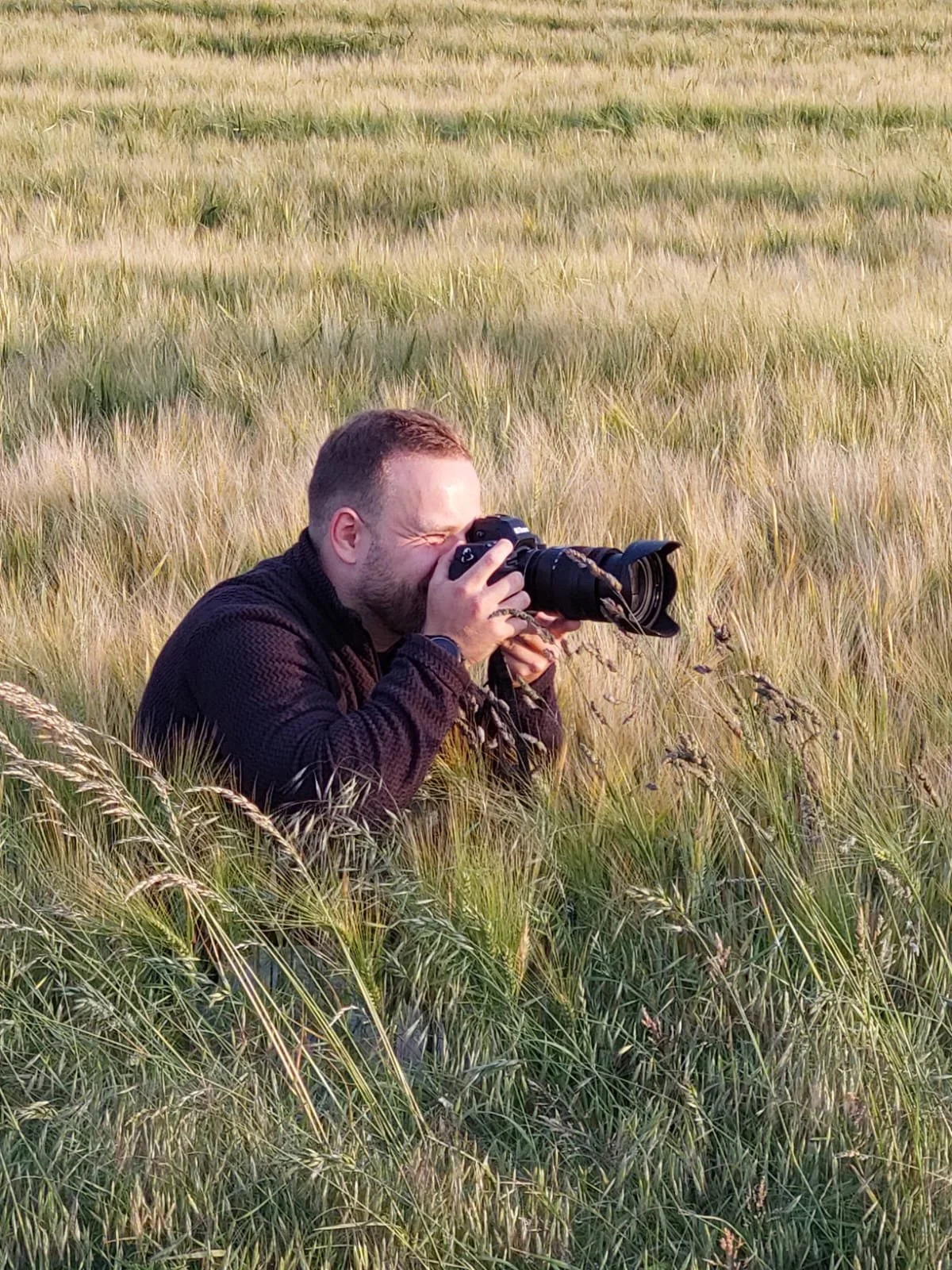 Tim Schneider bei der Arbeit