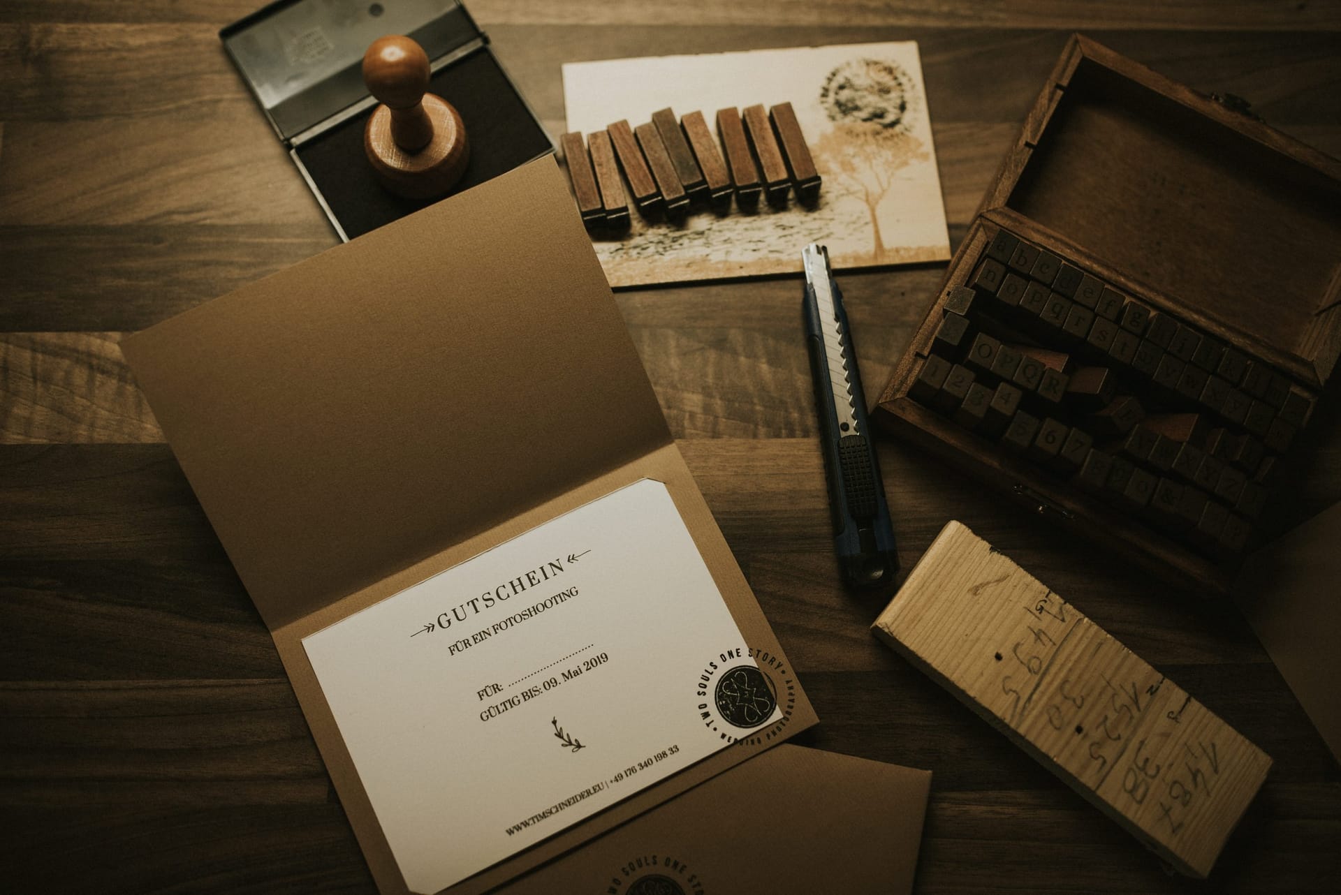 Vouchers for photo sessions