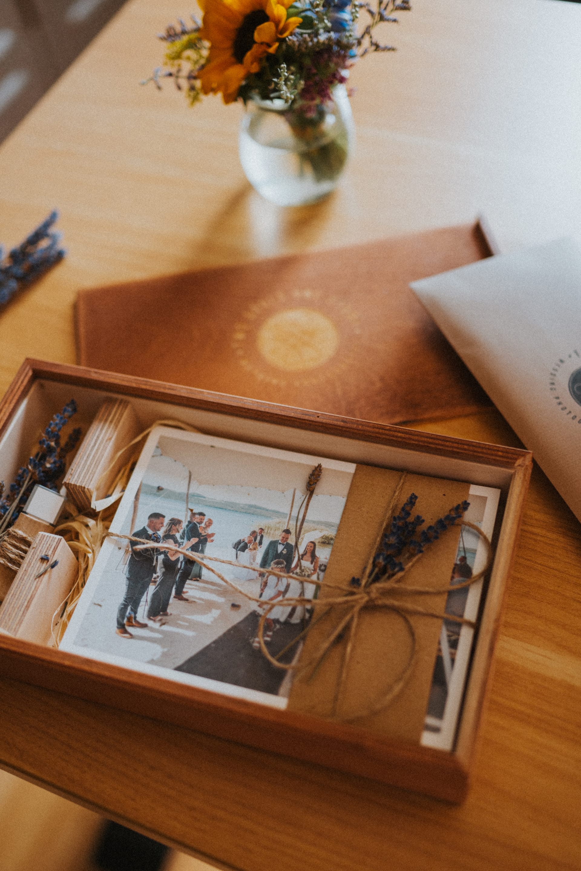 Hochzeitsreportage - Braut im Gegenlicht